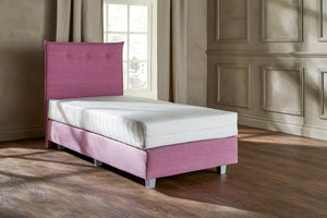 Showroommodel Kinderboxspring NENA - 100x200cm - Kiss Fuchsia Roze 77