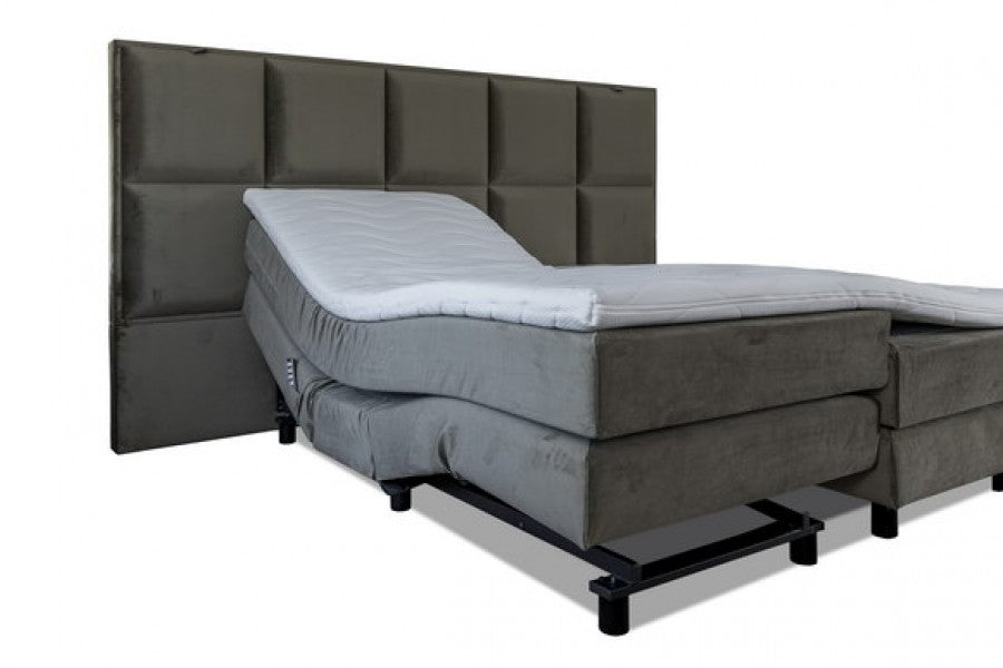 Boxspring ELVA - Elektrisch verstelbaar - Meubelstof Figaro