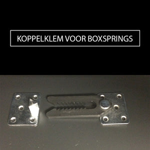 Koppelklem voor boxsprings